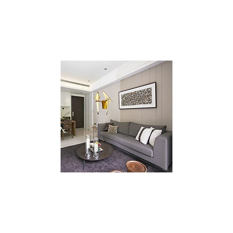 Applique da parete LED integrato oro stile semplice tradizionale/classico country mini