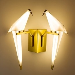 Applique da parete LED integrato oro stile semplice tradizionale/classico country mini