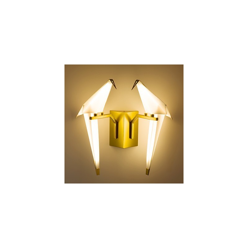 Applique da parete LED integrato oro stile semplice tradizionale/classico country mini