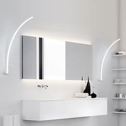 Applique da parete LED integrato 15 W stile classico moderno, pittura, 55 cm