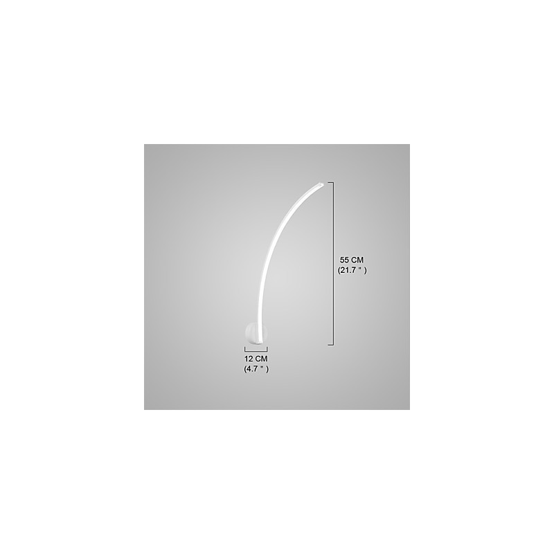 Applique da parete LED integrato 15 W stile classico moderno, pittura, 55 cm
