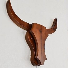 Applique da parete LED integrato 5 W legno/bambù 40 x 40 cm