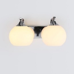 Applique da parete moderna/contemporanea in vetro, 2 luci E27