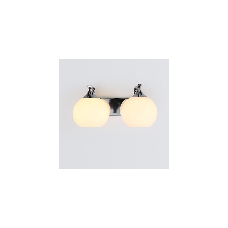 Applique da parete moderna/contemporanea in vetro, 2 luci E27