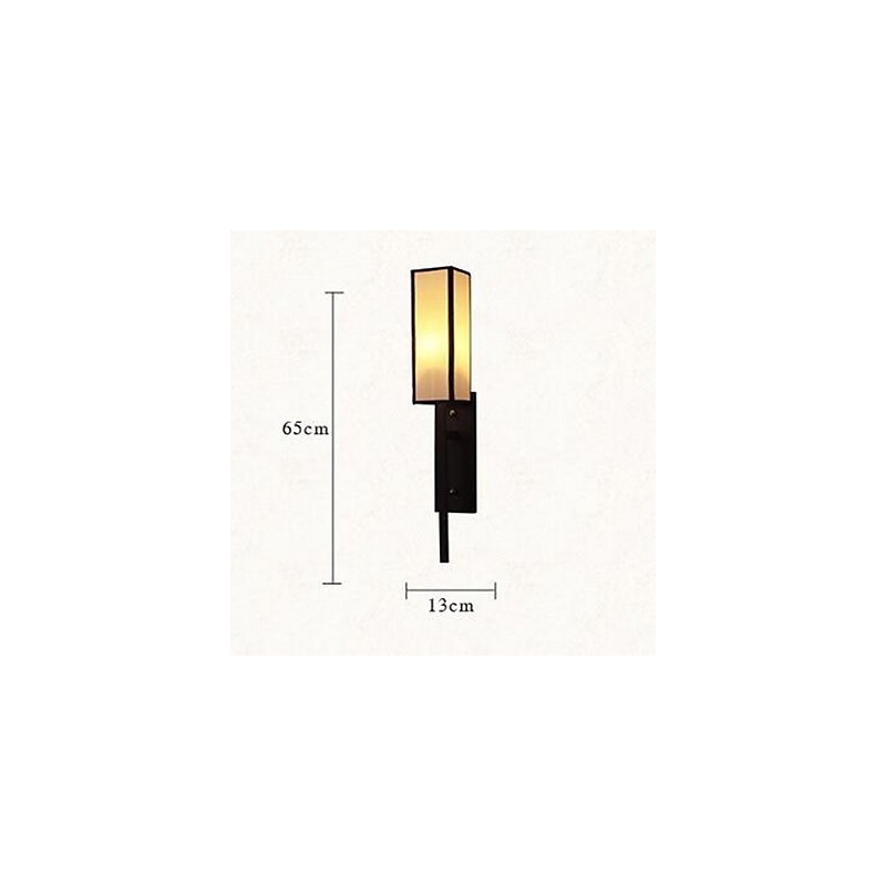 Applique da parete vintage luce ambientale E27 40 W 13 x 65 cm