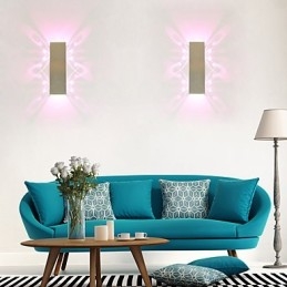 Applique da parete mini a luce ambientale LED integrato 2 W