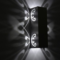 Applique da parete mini a luce ambientale LED integrato 2 W