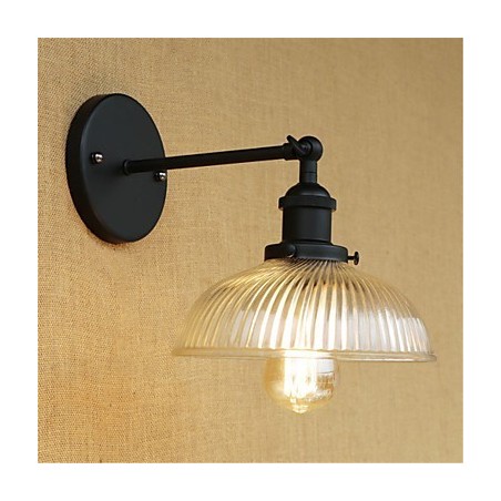 Applique da parete country retrò con luce ambientale, stile mini, protezione occhi