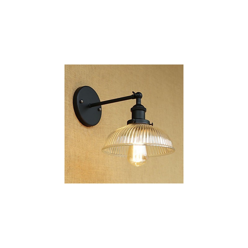 Applique da parete country retrò con luce ambientale, stile mini, protezione occhi