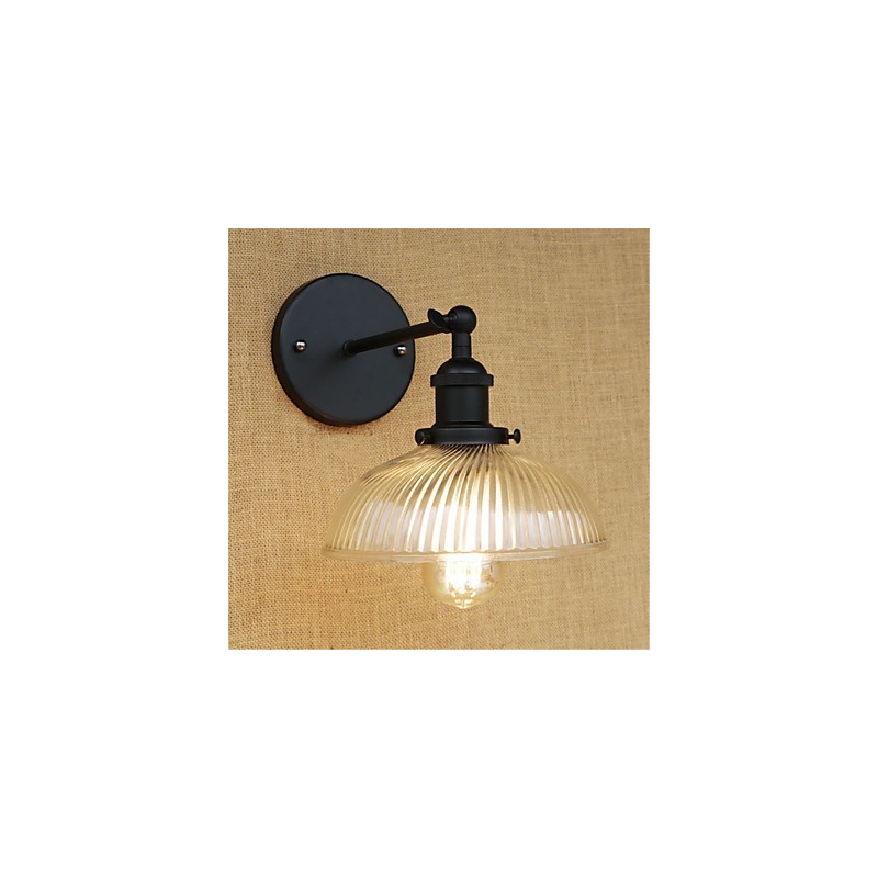 Applique da parete country retrò con luce ambientale, stile mini, protezione occhi
