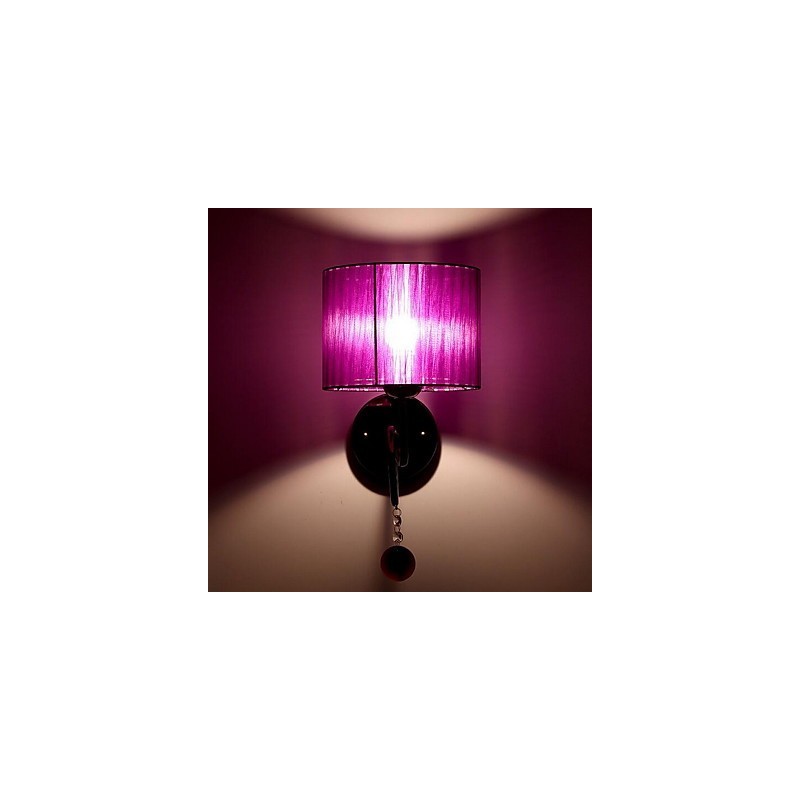 Applique da parete moderna contemporanea elettroplaccata luce verso l'alto E27 60 W