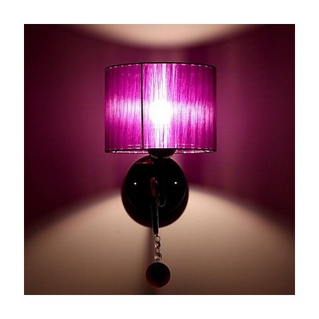 Applique da parete moderna contemporanea elettroplaccata luce verso l'alto E27 60 W