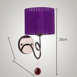 Applique da parete moderna contemporanea elettroplaccata luce verso l'alto E27 60 W