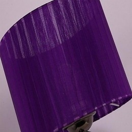 Applique da parete moderna contemporanea elettroplaccata luce verso l'alto E27 60 W