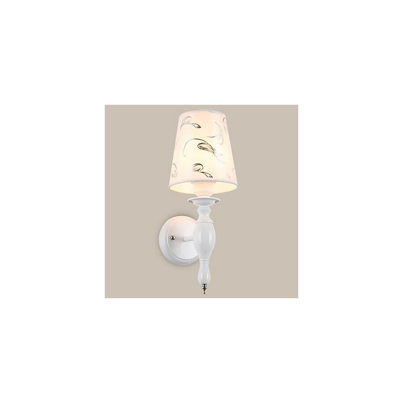 Applique da parete moderna contemporanea elettroplaccata luce verso l'alto E27