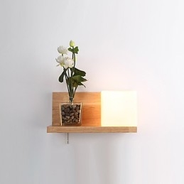 Applique da parete country mini con luce ambientale E27 LED 5 W