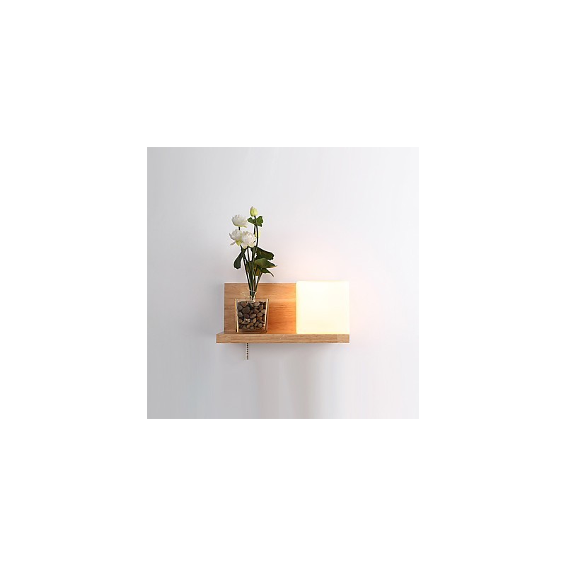 Applique da parete country mini con luce ambientale E27 LED 5 W
