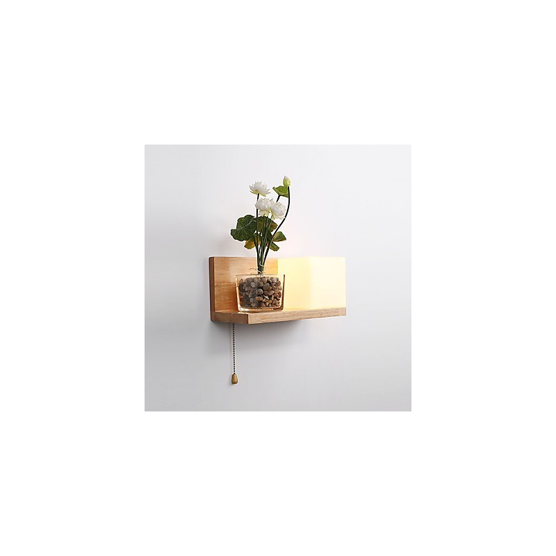 Applique da parete country mini con luce ambientale E27 LED 5 W