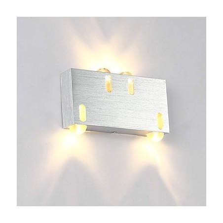 Applique da parete moderna contemporanea con luce ambientale finitura pitturata LED integrato
