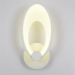 Applique da parete moderna in acrilico con LED integrato