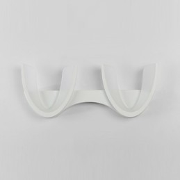 Applique da parete moderna contemporanea con luce ambientale, finitura pittura, 2 LED 10 W