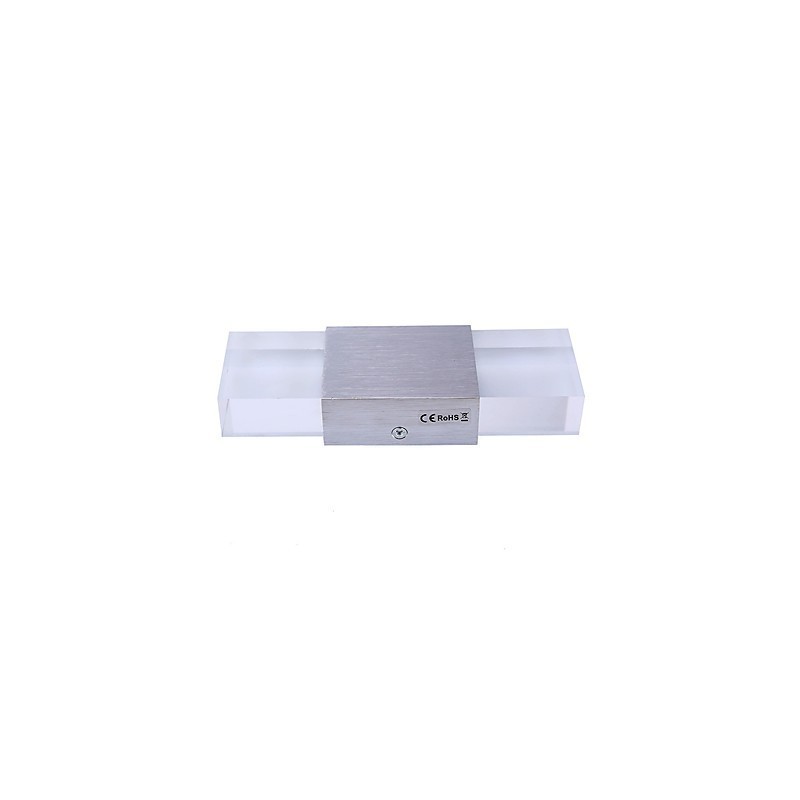 Applique da parete moderna contemporanea 6 W con presa per tubo fluorescente e luce ambientale