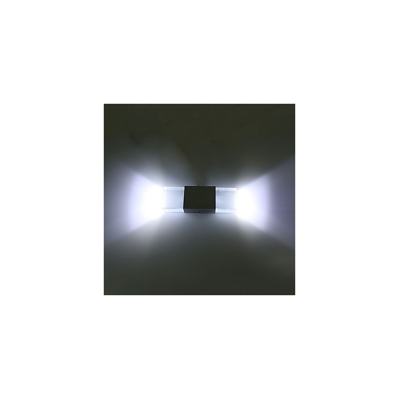 Applique da parete moderna contemporanea 6 W con presa per tubo fluorescente e luce ambientale