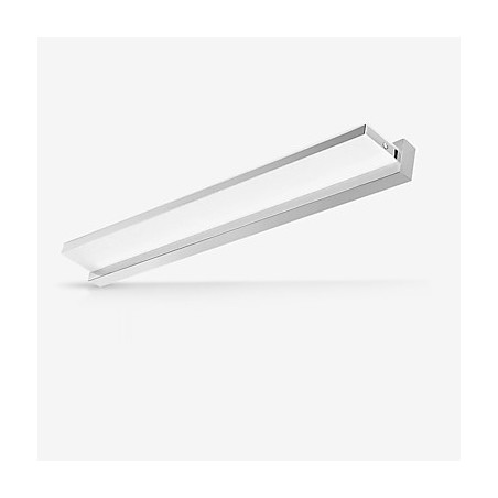 Applique da bagno moderna contemporanea con LED integrato luce ambientale finitura elettrolitica