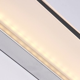 Applique da bagno moderna contemporanea con LED integrato luce ambientale finitura elettrolitica