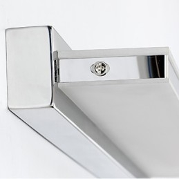Applique da bagno moderna contemporanea con LED integrato luce ambientale finitura elettrolitica