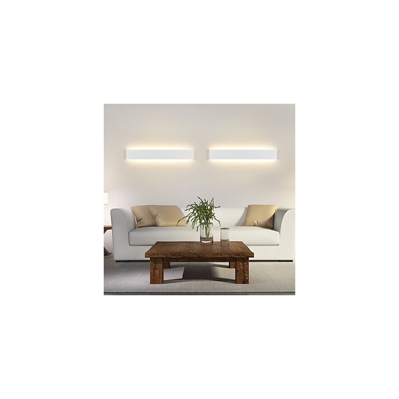 Applique da parete LED moderna contemporanea in metallo e acrilico 24 cm