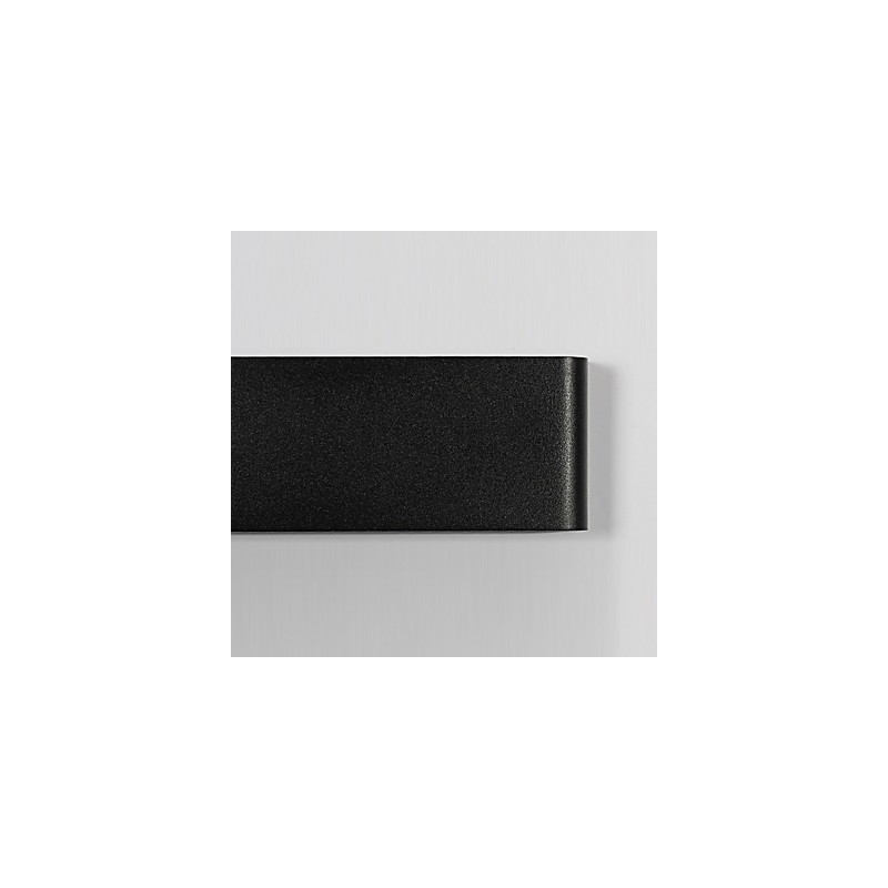 Applique da parete LED moderna contemporanea in metallo e acrilico 24 cm