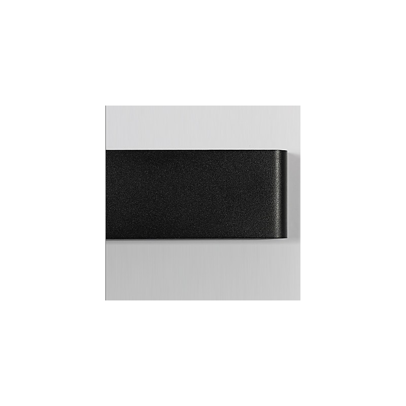 Applique da parete LED moderna contemporanea in metallo e acrilico 24 cm