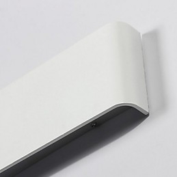 Applique da parete LED moderna contemporanea in metallo e acrilico 24 cm