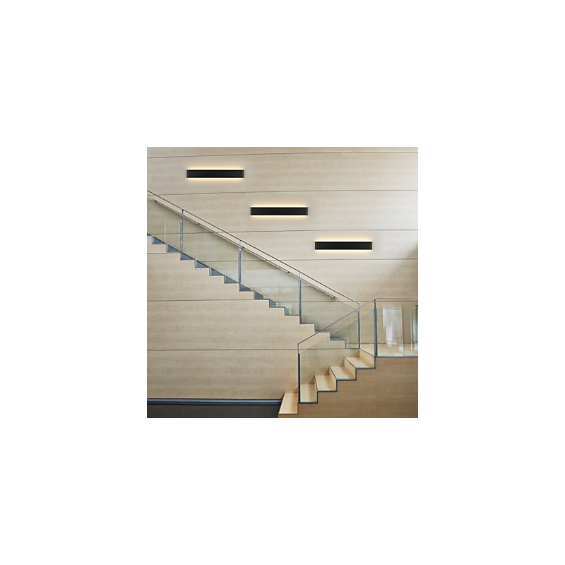 Applique da parete LED moderna contemporanea in metallo e acrilico 24 cm