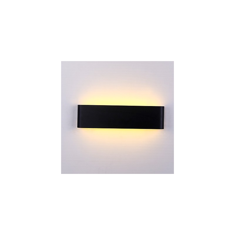 Applique da parete LED moderna contemporanea in metallo e acrilico 24 cm