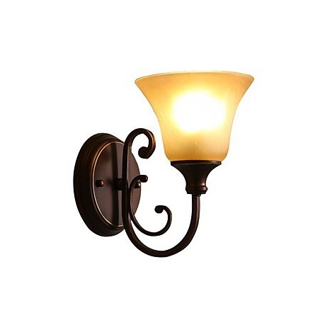 Applique da parete Mini Style Swing Arm uplight finitura in ossido nero
