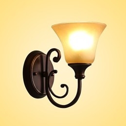 Applique da parete Mini Style Swing Arm uplight finitura in ossido nero