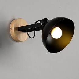 Applique da parete rustica classica tradizionale con luce ambientale E27