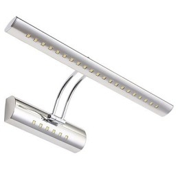 Applique da bagno LED integrato galvanizzata moderna contemporanea 40x15x5 cm