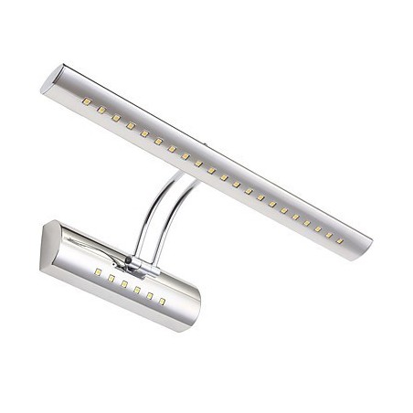 Applique da bagno LED integrato galvanizzata moderna contemporanea 40x15x5 cm