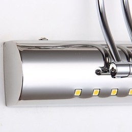 Applique da bagno LED integrato galvanizzata moderna contemporanea 40x15x5 cm