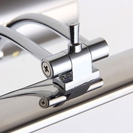 Applique da bagno LED integrato galvanizzata moderna contemporanea 40x15x5 cm
