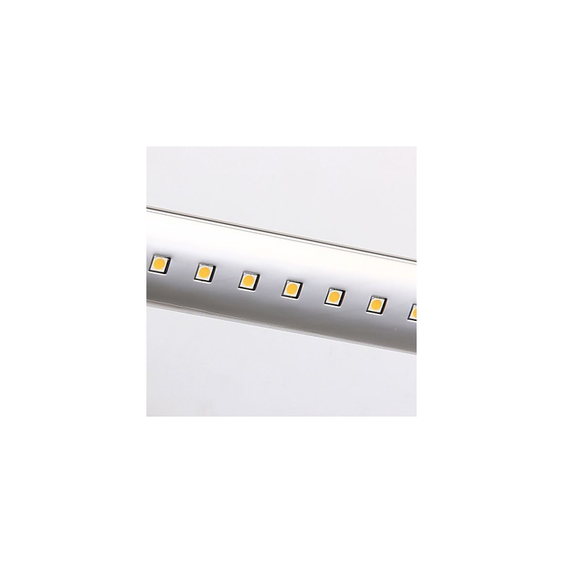 Applique da bagno LED integrato galvanizzata moderna contemporanea 40x15x5 cm