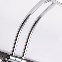 Applique da bagno LED integrato galvanizzata moderna contemporanea 40x15x5 cm