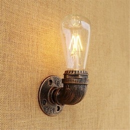 Applique da parete LED stile country retrò verniciata, mini, lampadina inclusa