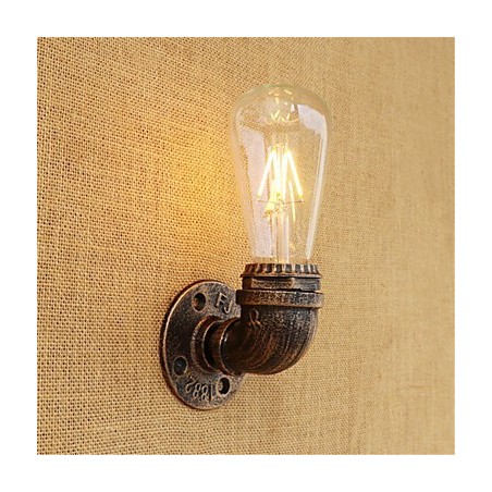 Applique da parete LED stile country retrò verniciata, mini, lampadina inclusa