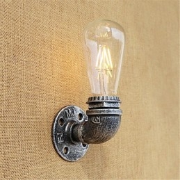 Applique da parete LED stile country retrò verniciata, mini, lampadina inclusa