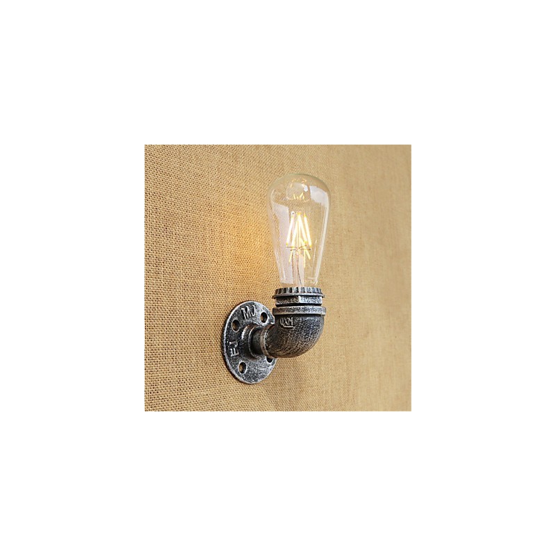 Applique da parete LED stile country retrò verniciata, mini, lampadina inclusa