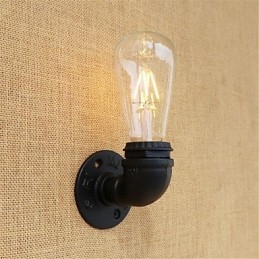 Applique da parete LED stile country retrò verniciata, mini, lampadina inclusa